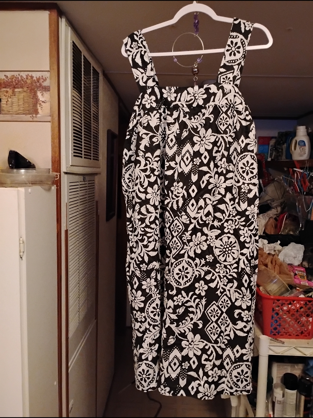 dreamsx  Black and White Midi Dress - Women's